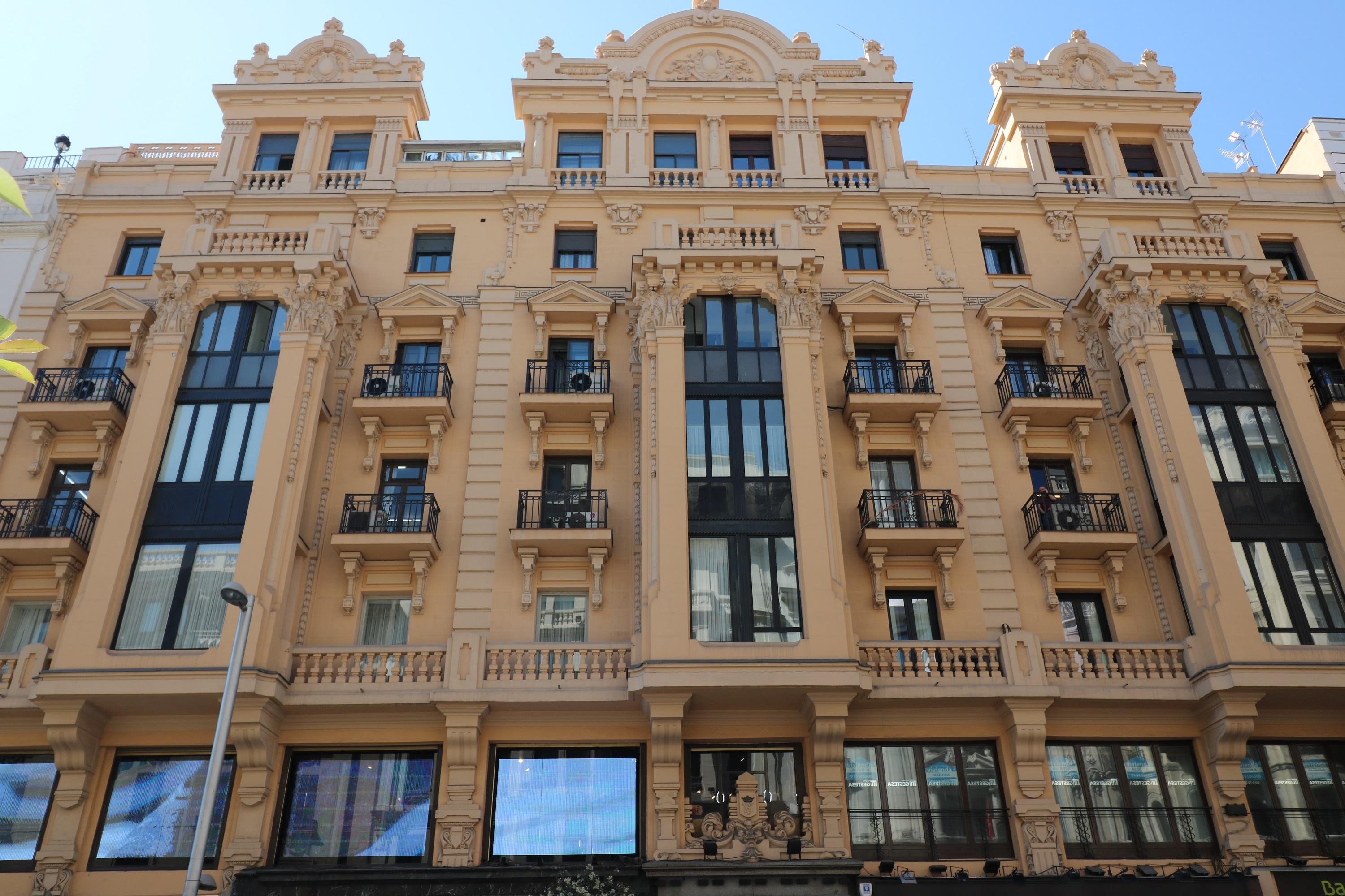 Hostal Hispano - Argentino Gran Via Madrid Kültér fotó