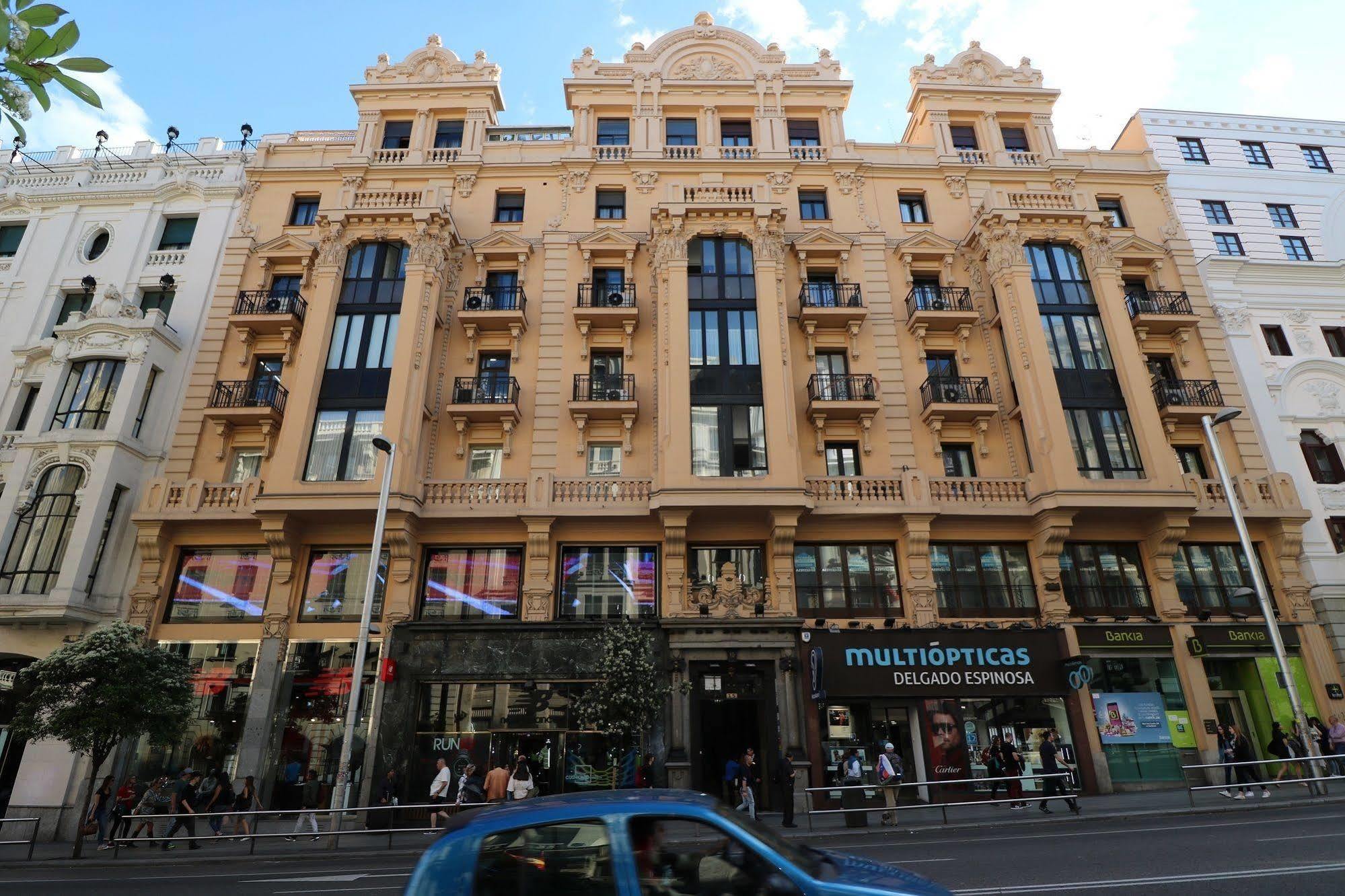 Hostal Hispano - Argentino Gran Via Madrid Kültér fotó